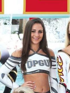 Cameron cheer mag close up